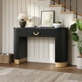 Christopher Knight Home Console Table with Vertical Ribbed Design ...