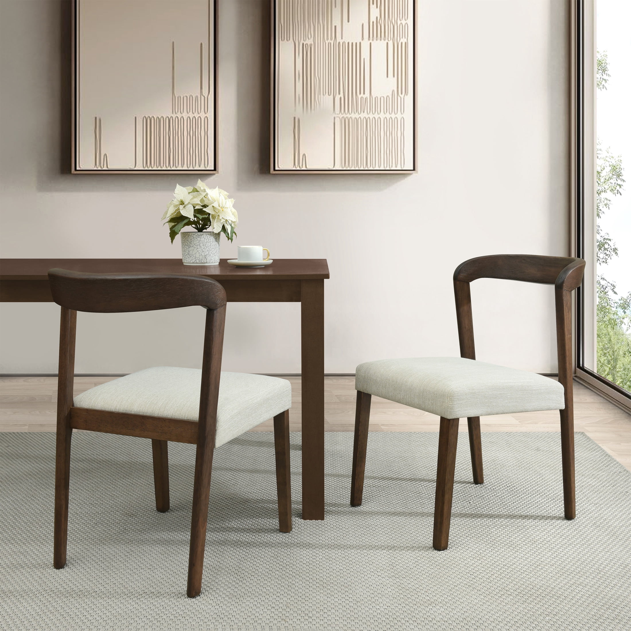 Christopher Knight Home Contemporary Dining Chairs, Open Back Design ...