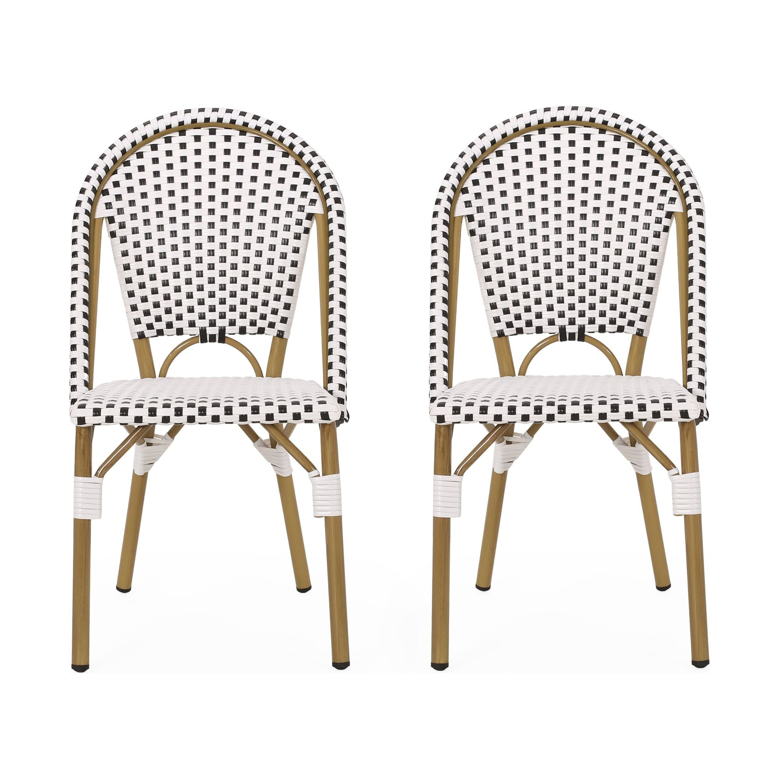 Christopher Knight Home Elize Outdoor French Bistro Chairs, Set of 2