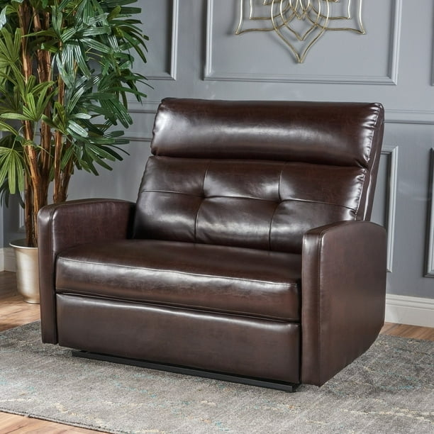 Christopher Knight Home Halima Faux Leather 2-Seater Recliner Club