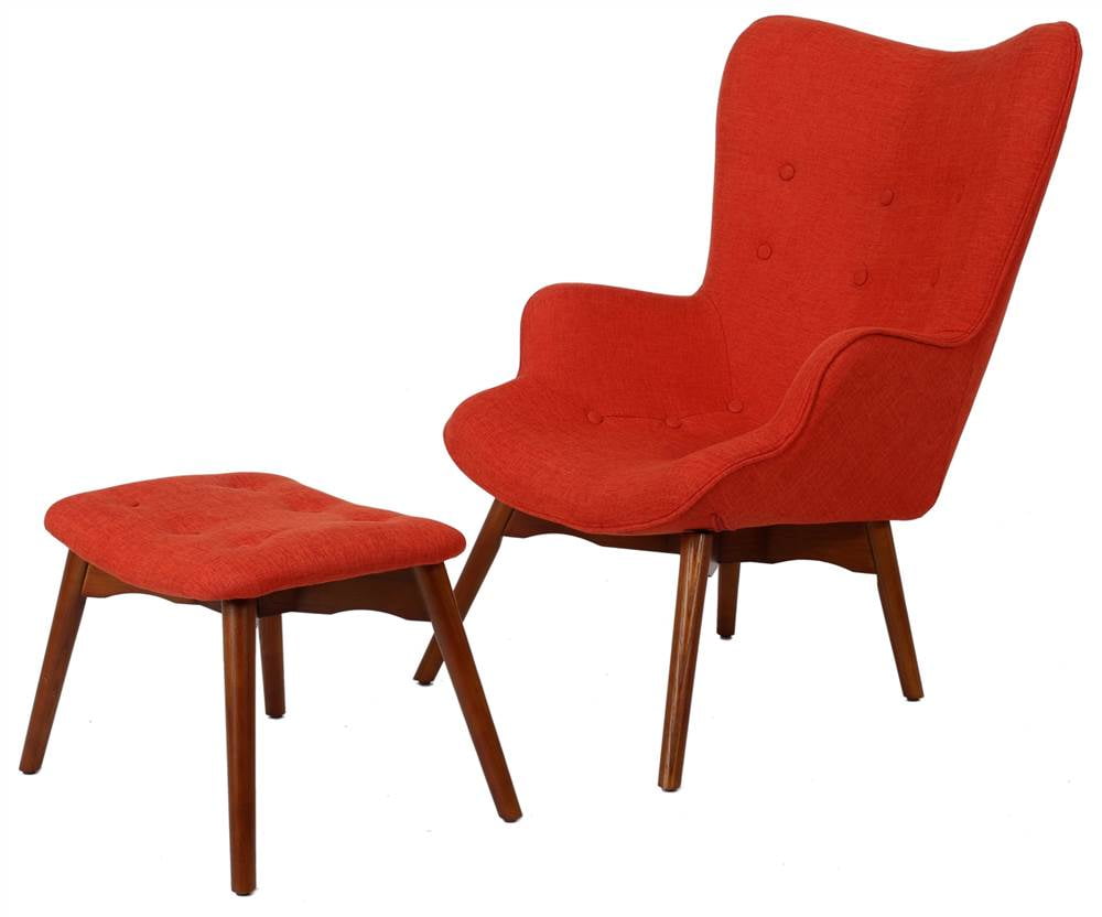 Christopher Knight Home Hariata Midcentury Modern Wingback Chair and