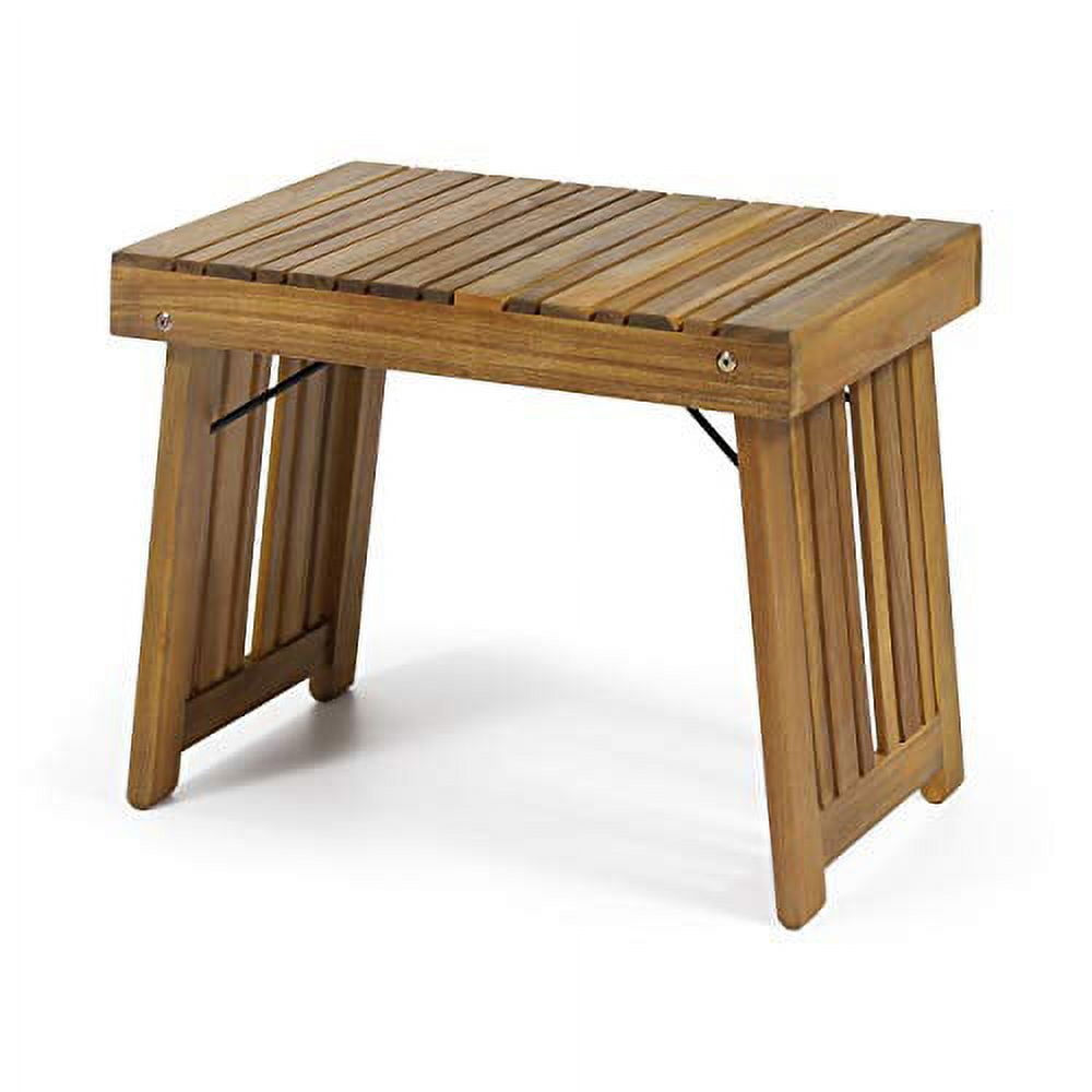Kyoto Teak Acacia Wood Folding Side Table
