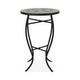thumbnail image 1 of Christopher Knight Home Leander Outdoor Side Table with Tile Top, Teal, Yellow, Black, 1 of 5