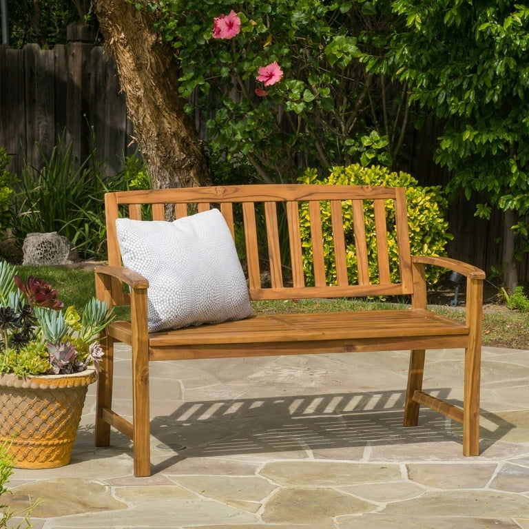 Christopher Knight Home Loja Outdoor Acacia Bench by Teak