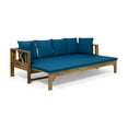 Christopher Knight Home Long Beach Outdoor Extendable Acacia Wood