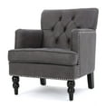 thumbnail image 1 of Christopher Knight Home Malone Microfiber Club Chair, Slate, 1 of 7