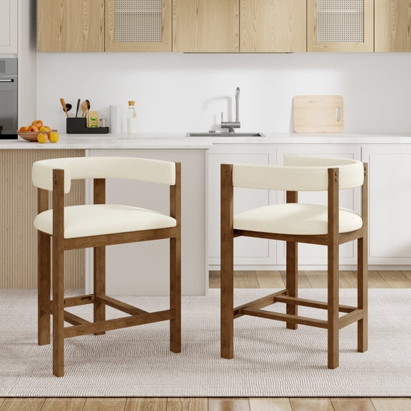 Christopher Knight Home Modern Backless Counter Stools, Wood Frame ...