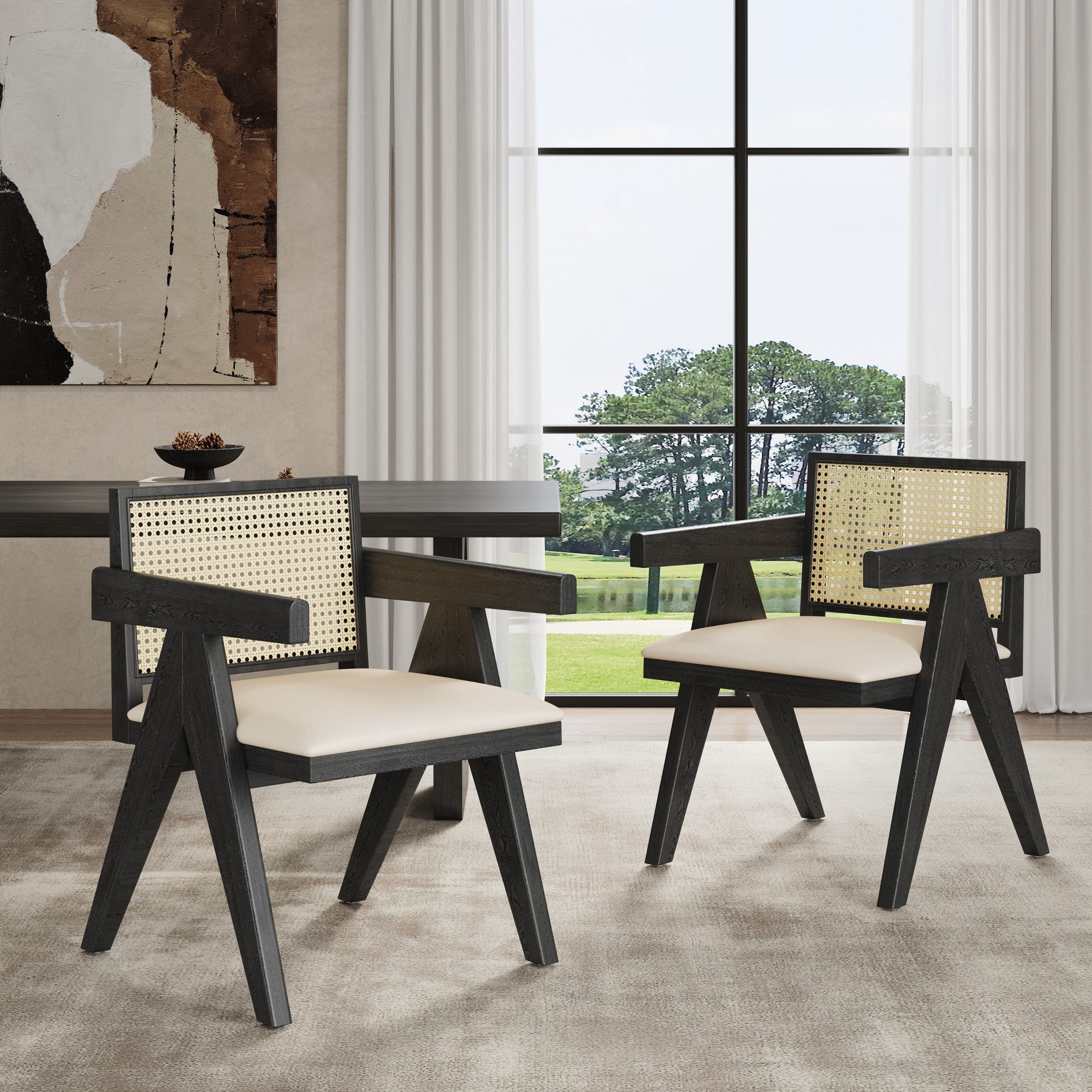 Christopher Knight Home Modern Dining Chairs with Upholstered Seats ...