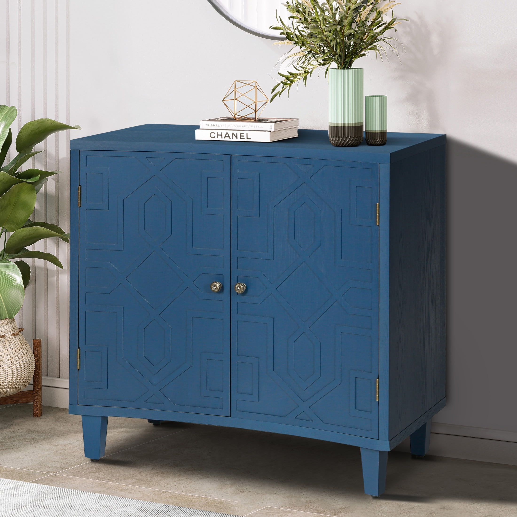 Christopher Knight Home Modern Moroccan Accent Cabinet, Geometric