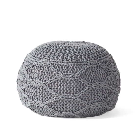Christopher Knight Home Morven Pouf, Gray C80