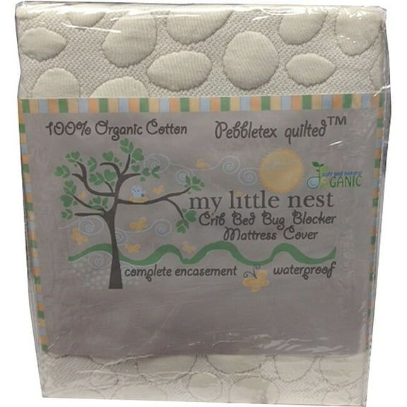 Christopher Knight Home  My Little Nest Organic Cotton Pebbletex(TM) Crib Mattress Protector - White