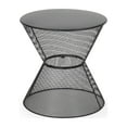 thumbnail image 1 of Christopher Knight Home Nevada Modern Outdoor Side Table by  Matte Black, 1 of 5