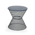 thumbnail image 1 of Christopher Knight Home Nevada Modern Outdoor Side Table by  Matte Navy Blue, 1 of 5