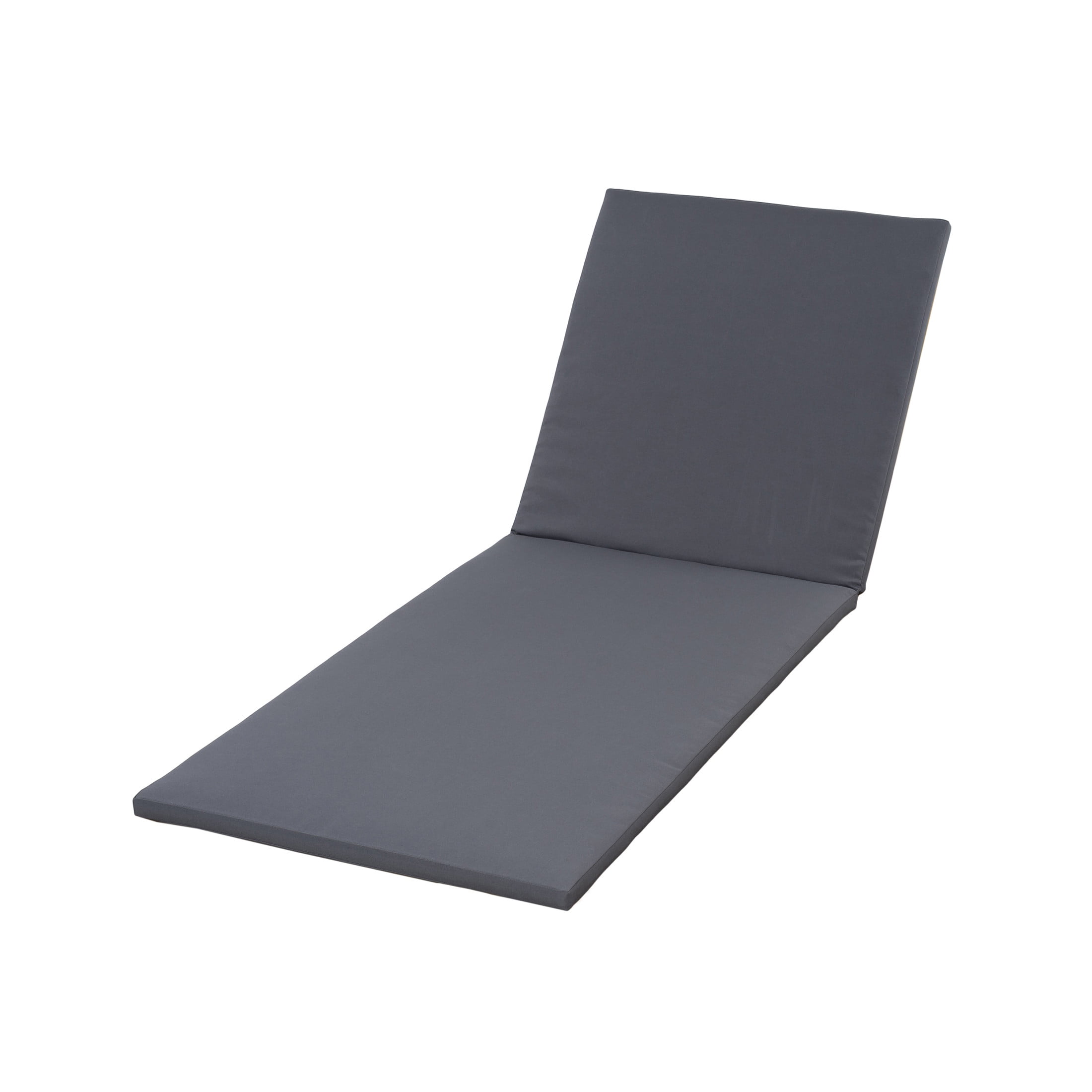 Christopher Knight Home Outdoor Chaise Lounge Cushion, 76.75"x 27"x 1.57", Dark Gray