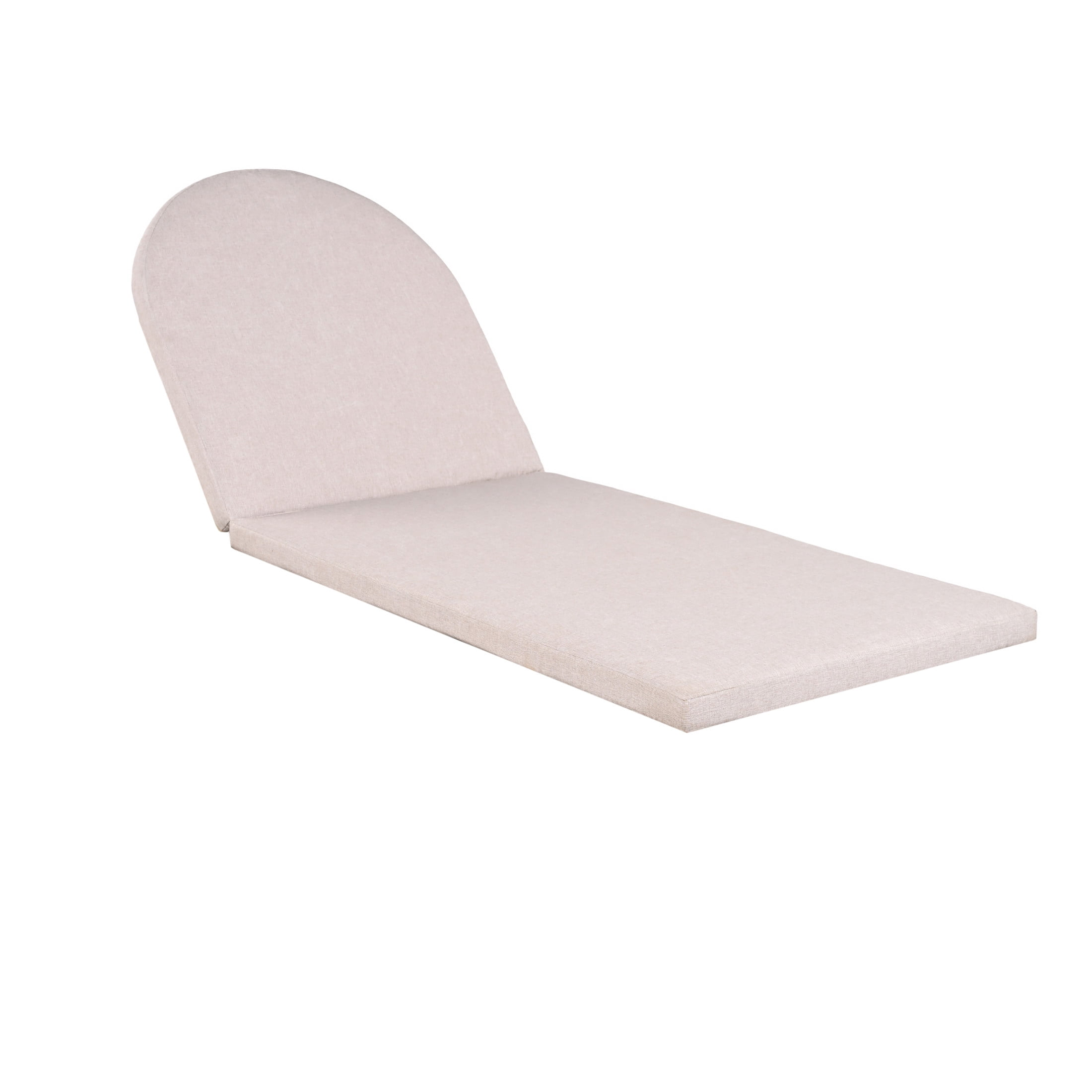 Christopher Knight Home Outdoor Chaise Lounge Cushion, 78.3"x 27"x 2.3", Beige