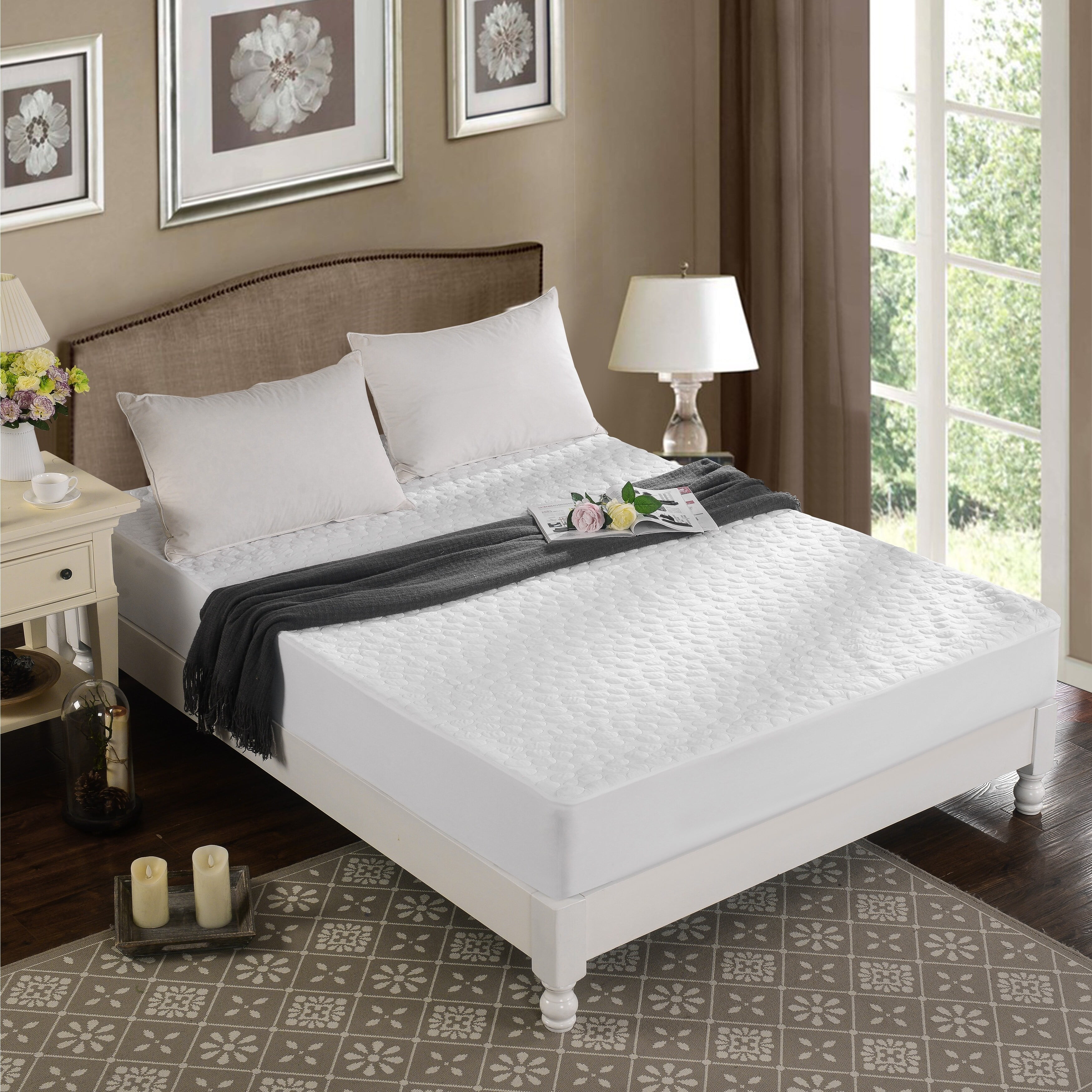Christopher Knight Home Pebbletex Tencel Waterproof Mattress Protector