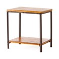 thumbnail image 1 of Christopher Knight Home Ronan Wood Rustic Metal End Table by, 1 of 8