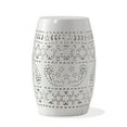thumbnail image 1 of Christopher Knight Home Ruby Outdoor 12" Iron Side Table, White, 1 of 7