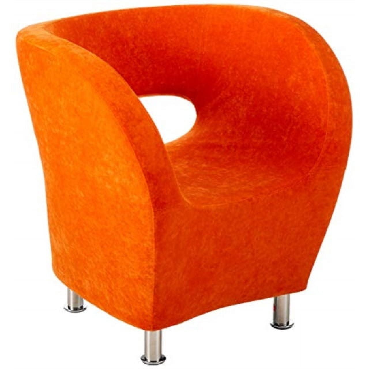 Christopher Knight Home Salazar Modern Design Accent Chair, Orange