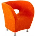 thumbnail image 1 of Christopher Knight Home Salazar Modern Design Accent Chair, Orange, 1 of 6