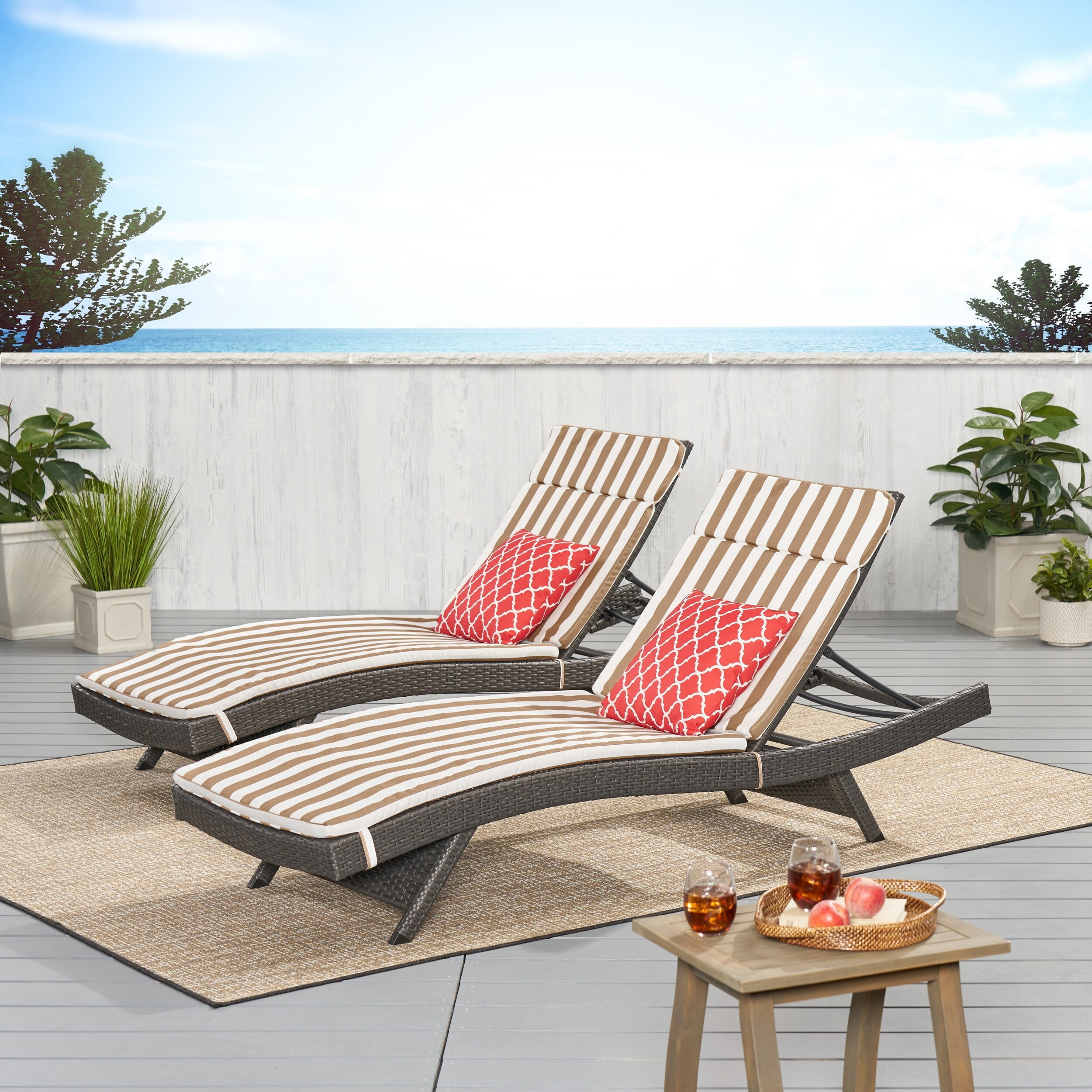 Christopher knight home 2025 salem outdoor wicker lounges