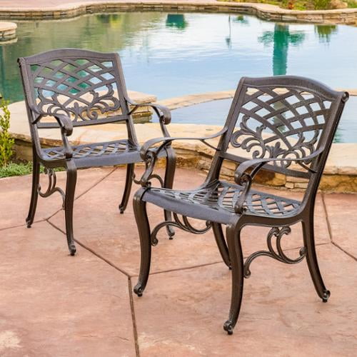 Christopher Knight Home Sarasota Aluminum Outdoor Chair by Set of