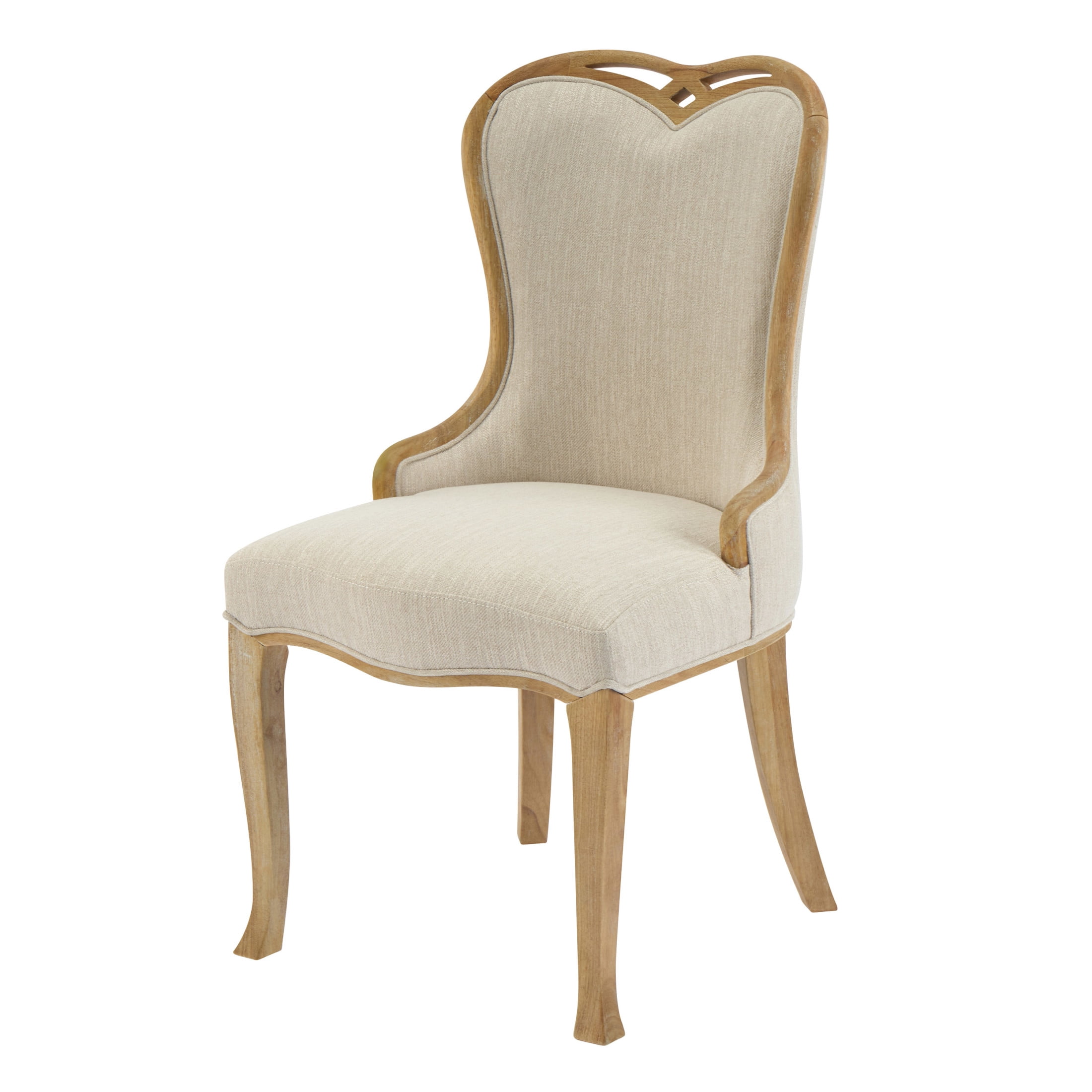 Christopher Knight Home Tufted Wingback Dining Chairs with High Backrest, Solid Wood Frame, Beige, Set of 4