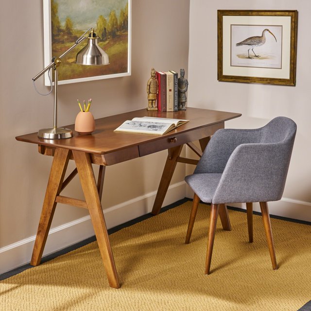 Christopher Knight Home Vienna Modern Faux Wood Desk with Veneer by ...