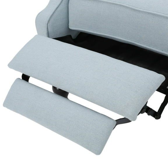 Christopher Knight Home Walter Tufted Fabric Recliners (Set of 2) by  Light Sky + Dark Brown