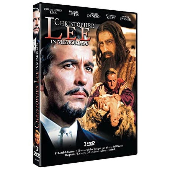 Christopher Lee - In Memoriam ( The City of the Dead / The Terror of the Tongs / The Devil-Ship Pirates / Rasputin: The Mad Monk / The Devil Rides Out / M [ NON-USA FORMAT, PAL, Reg.0 Import - Spain ]