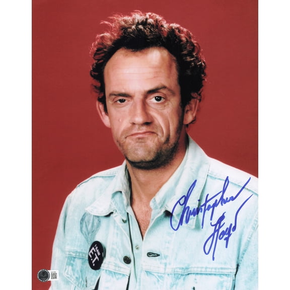 Christopher Lloyd Autographed 11x14 Photo Taxi Beckett BAS QR #AE31959