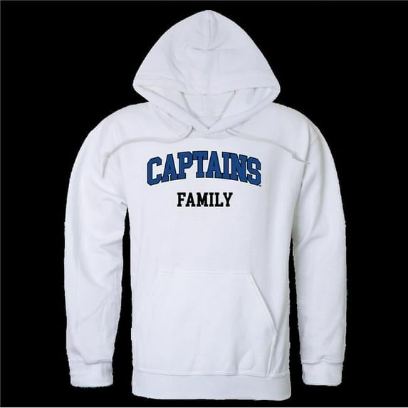Christopher Newport University Captains Family Hoodie, White - 2XL