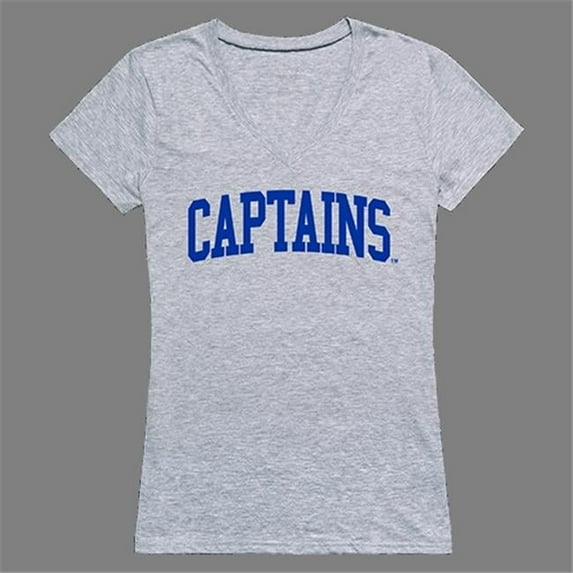 Christopher Newport University Captains Game Day Womens T-Shirt - Heather Grey, XX-Large