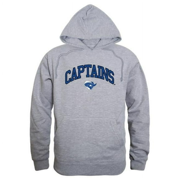 Christopher Newport University Men Campus Hoodie, Heather Grey - Medium