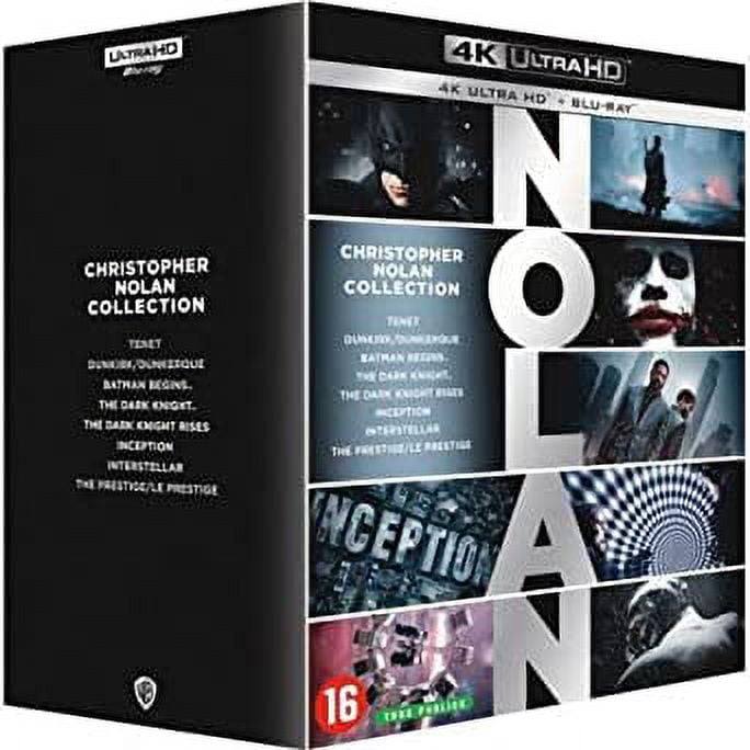 Christopher Nolan Collection - 24-Disc Box Set ( Tenet / Dunkirk / Interstellar / Inception / The Dark Knight Rises / The Dark Knight / Batman Begins / The Pres [ Blu-Ray, Reg.A/B/C Import - Belgium ]