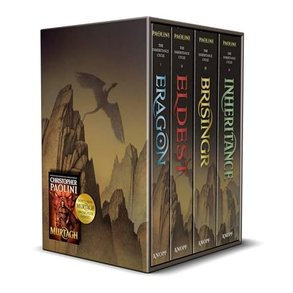 Pre-Owned The Inheritance Cycle 4-Book Trade Paperback Boxed Set: Eragon; Eldest; Brisingr; Inheritance, 9780449813225, 0449813223, Paperback, Reprint edition