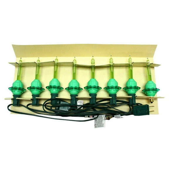 Christopher Radko 43299 - 7 Light Green Bubble Light Set