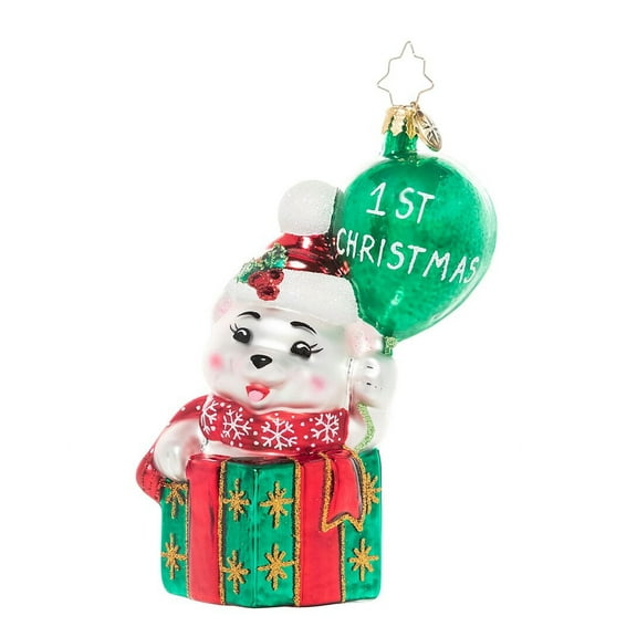 Christopher Radko Baby Bear's 1St Christmas Christmas Ornament