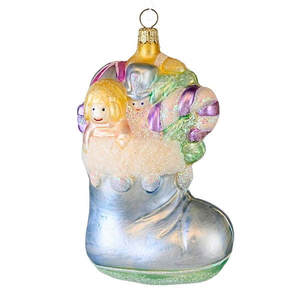 Christopher Radko Company 5.50In Beautiful Bootyfull, Glass, Sugar Frost Follies 13210