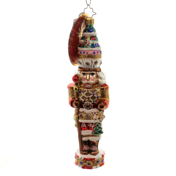Christopher Radko Candy Cracker Glass Ornament Nutcracker 1018324