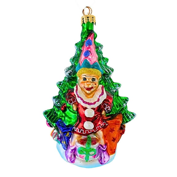 Christopher Radko Company 5.25In Elmsford The Elf, Glass, Ornament Christmas Tree 100190