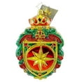 thumbnail image 1 of Christopher Radko Company 5.50In Merry Monogram, Glass, Ornament Coat Arms Crest Family 1015985, 1 of 3