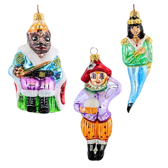 Christopher Radko Company 5.50In Nutcracker Suite Ii, Glass, Ornament Set/3 Prince Mouse 96Nc02