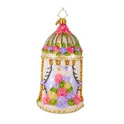 Christopher Radko Company 5.75In Gazebo Of Love, Glass, Ornament Wedding Floral Love 1020020