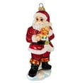 thumbnail image 1 of Christopher Radko Company 7.25In Snacktime Santa, Glass, Christmas Ornament 100960, 1 of 3