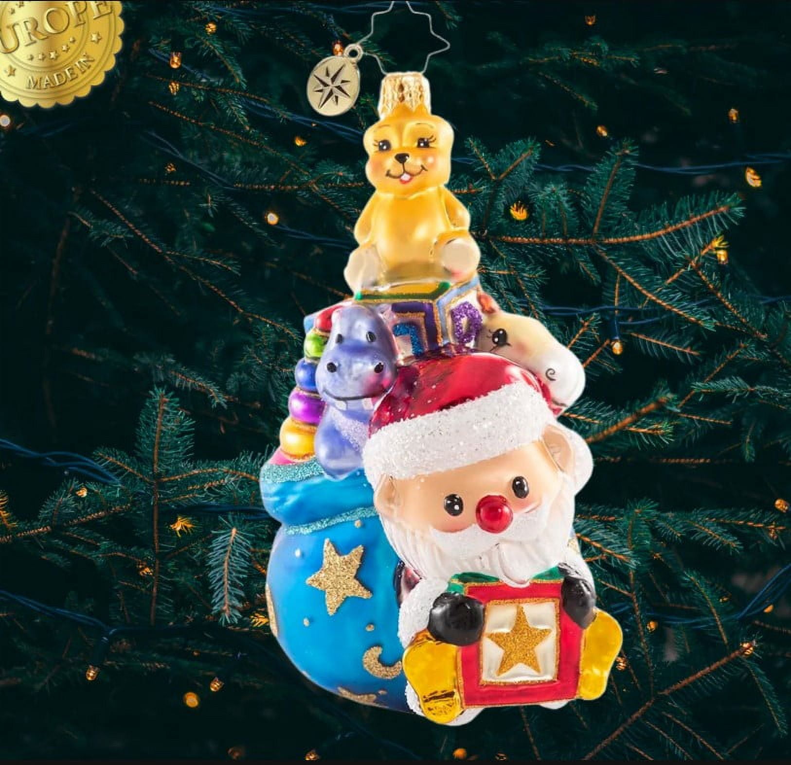 Christopher Radko Company Cute As A Button Claus - One Ornament