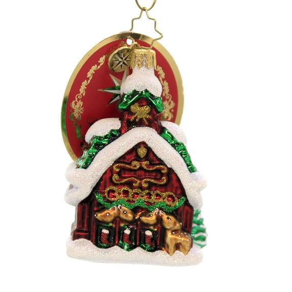 Christopher Radko Goodnight Donner, Blitzen! Gem Ornament Reindeer 1019734