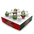 thumbnail image 1 of Christopher Radko Holiday Splendor Mini Caps W/ Tinsel Glass Shiny Brite Set/12, 1 of 2