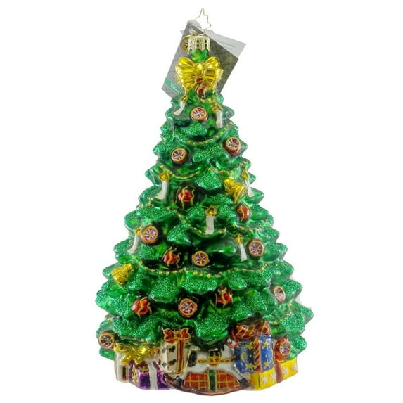 Christopher Radko LOVELY AND LUMINOUS Blown Glass Limited Edition Ornament Tree