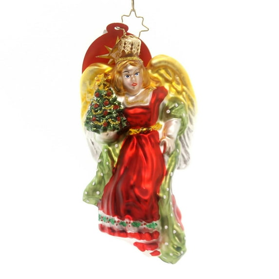 Christopher Radko Macys Angel Glass Ornament Christmas Tree 3012543